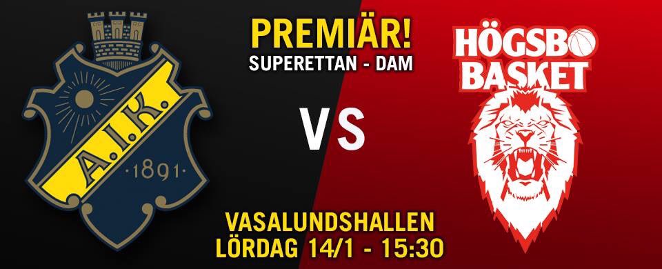 FYLL VASALUND!! Dom är obesegrade, vi är obesegrade - behöver jag säga mer? 
Kom och stötta oss🖤💛 <a href="/AIKBasket/">AIK Basket</a>