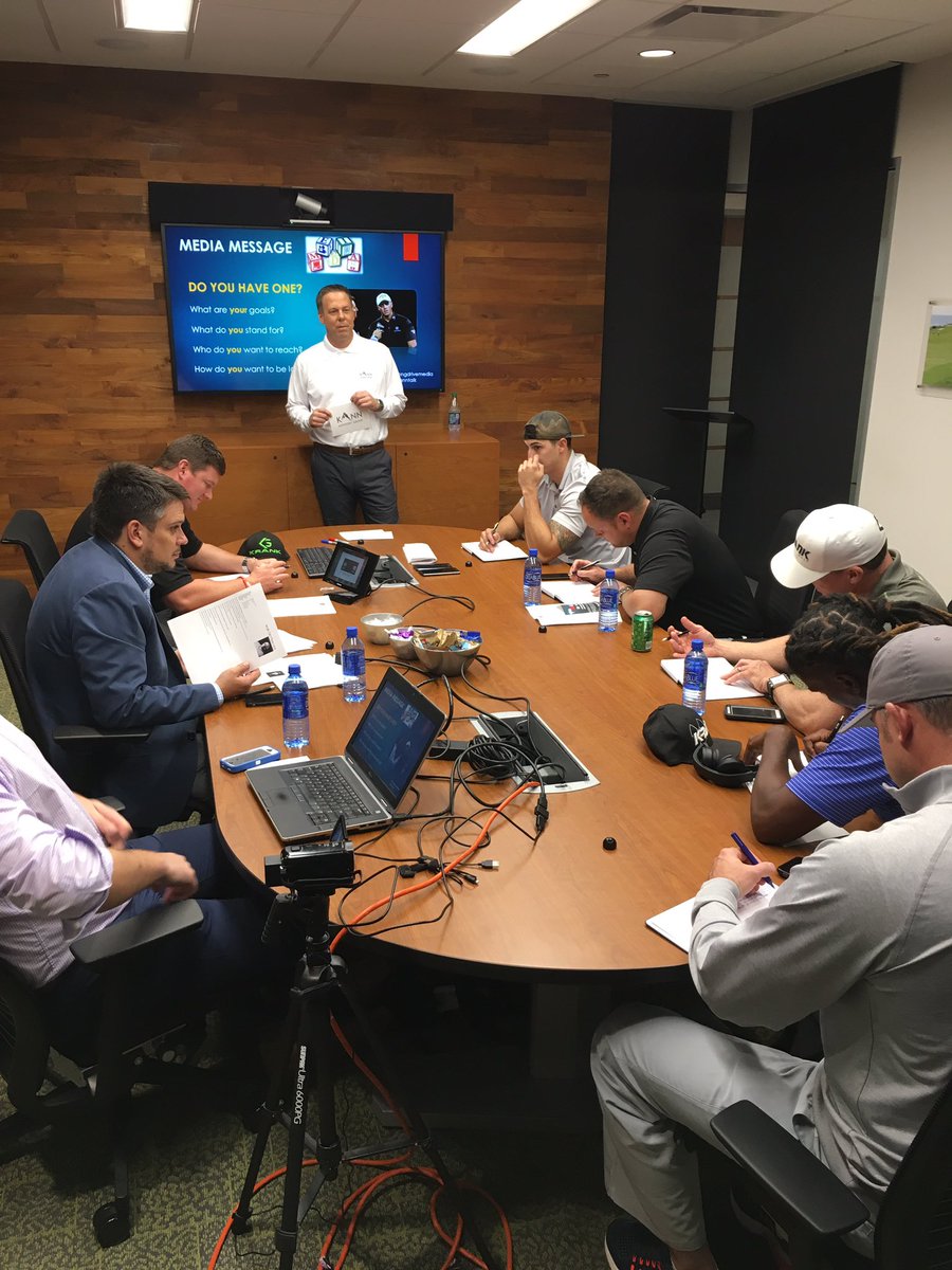 kraigkann's tweet photo. Going "small group" #mediatraining with the best in the @WorldLongDrive at @GolfChannel today.
#ownthestage #haveamessage https://t.co/CzdQKexwOF
