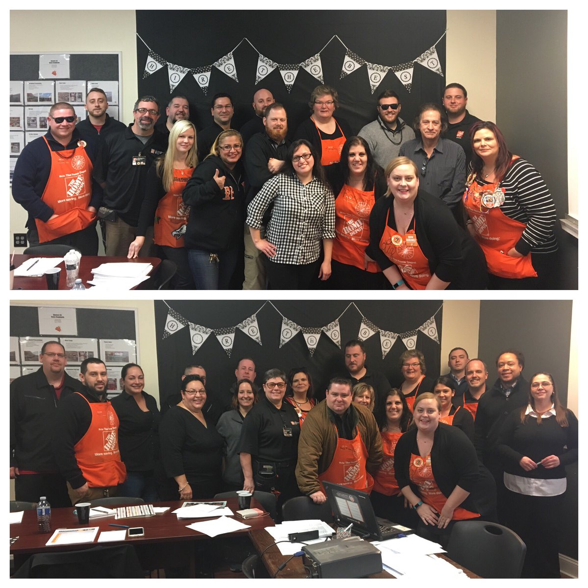 HomeDepot6866's tweet photo. D28 ASMs havin a blast @ Hire the Best training! Spring Hiring here we come! @JohnRolison @Lorrainbutler @Roseann74 @PattyStaley #friday13th https://t.co/so9P3yTkDS
