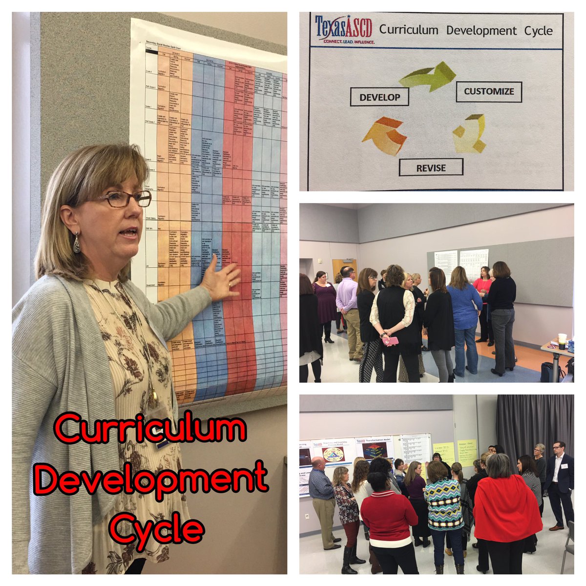 MaryHadley8's tweet photo. @txascd #CLAXIX -Lots of amazing ideas being shared about curriculum development. #BISDShines https://t.co/vM3Z46q4Kd