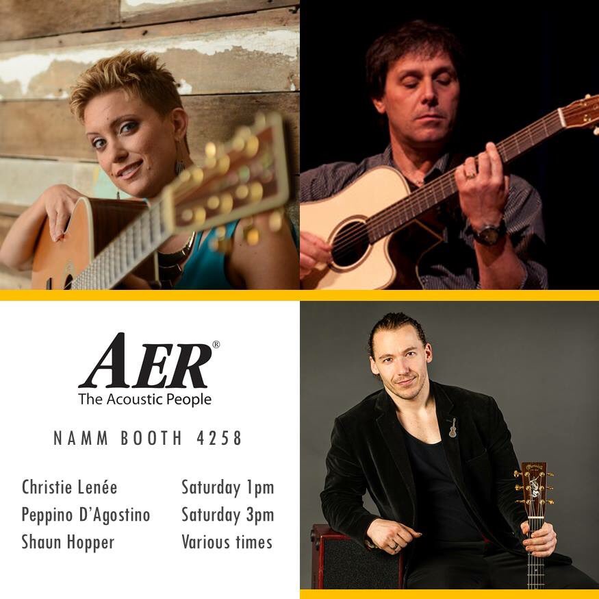 aer_amps's tweet photo. We're thrilled to have some incredible players stopping by our #NAMM2017 Booth 4258 next week!

@ChristieLenee @pdagostino @ShaunHopper https://t.co/443hYGoDja