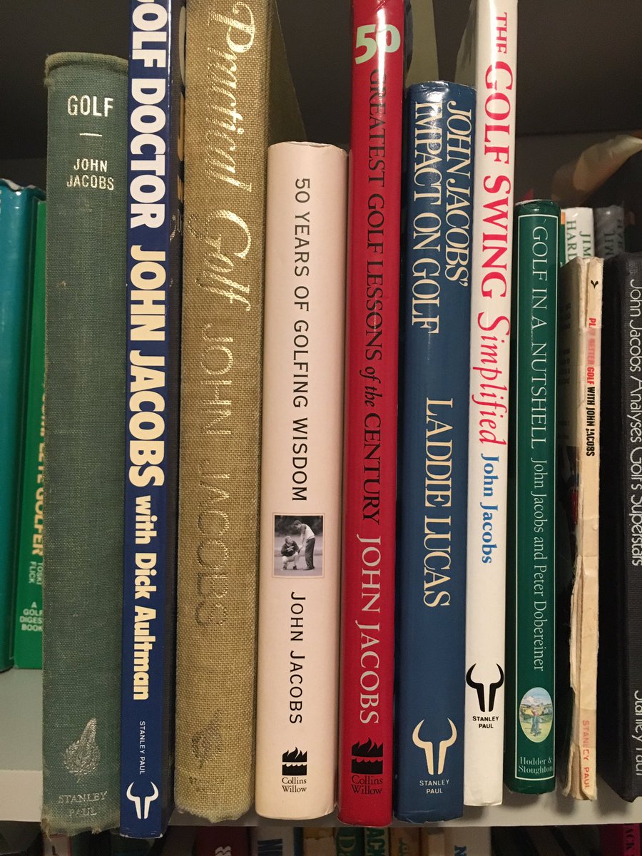 martinhallGC's tweet photo. I recommend every golf teacher to have some of the wisdom of John Jacobs in their library. 
Stands the test of time. https://t.co/nHjYHnbO9u