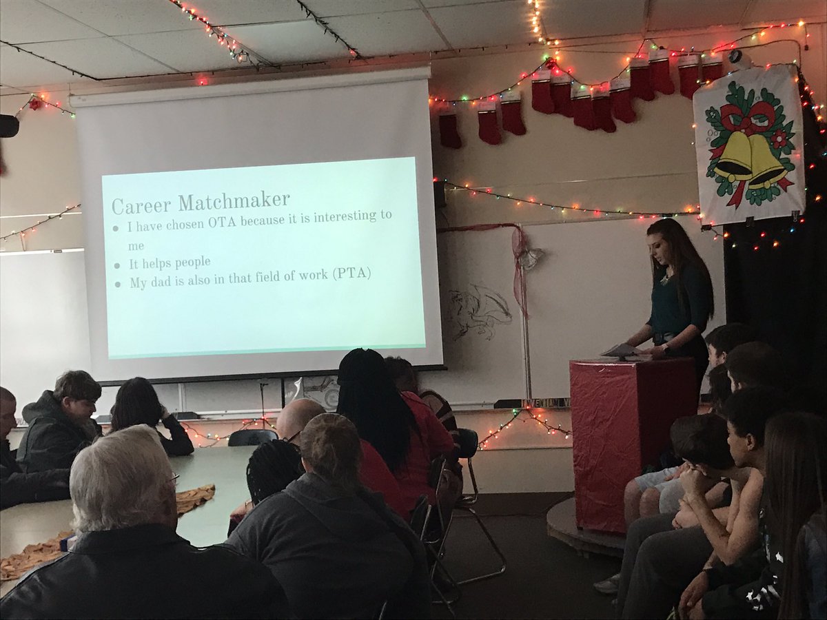 SCAMrCoachD's tweet photo. @SCADragons Academy's first student Senior Exit Presentation #SuccessIsTheKey @swartz_creek https://t.co/fNkSFmtXdf