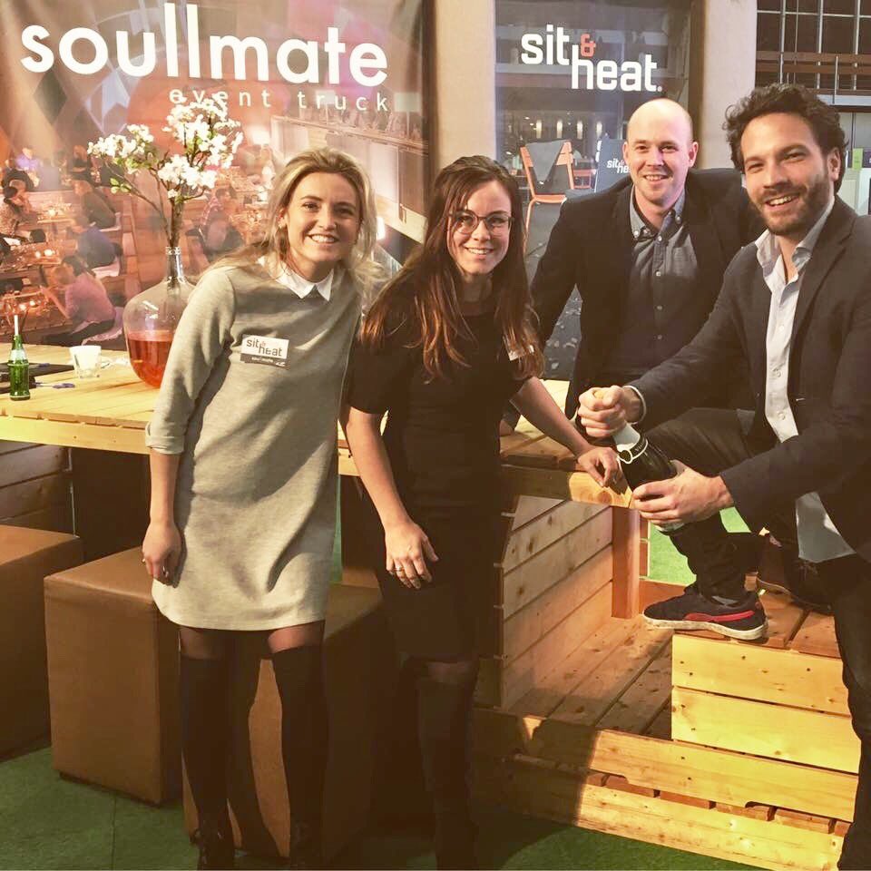 WAT EEN TOP WEEK! Cheers op #horecava 2017 🍾#dankbaar voor alle fijne reacties en zo trots op onze #samenwerking 💪 #soullmate #sitandheat