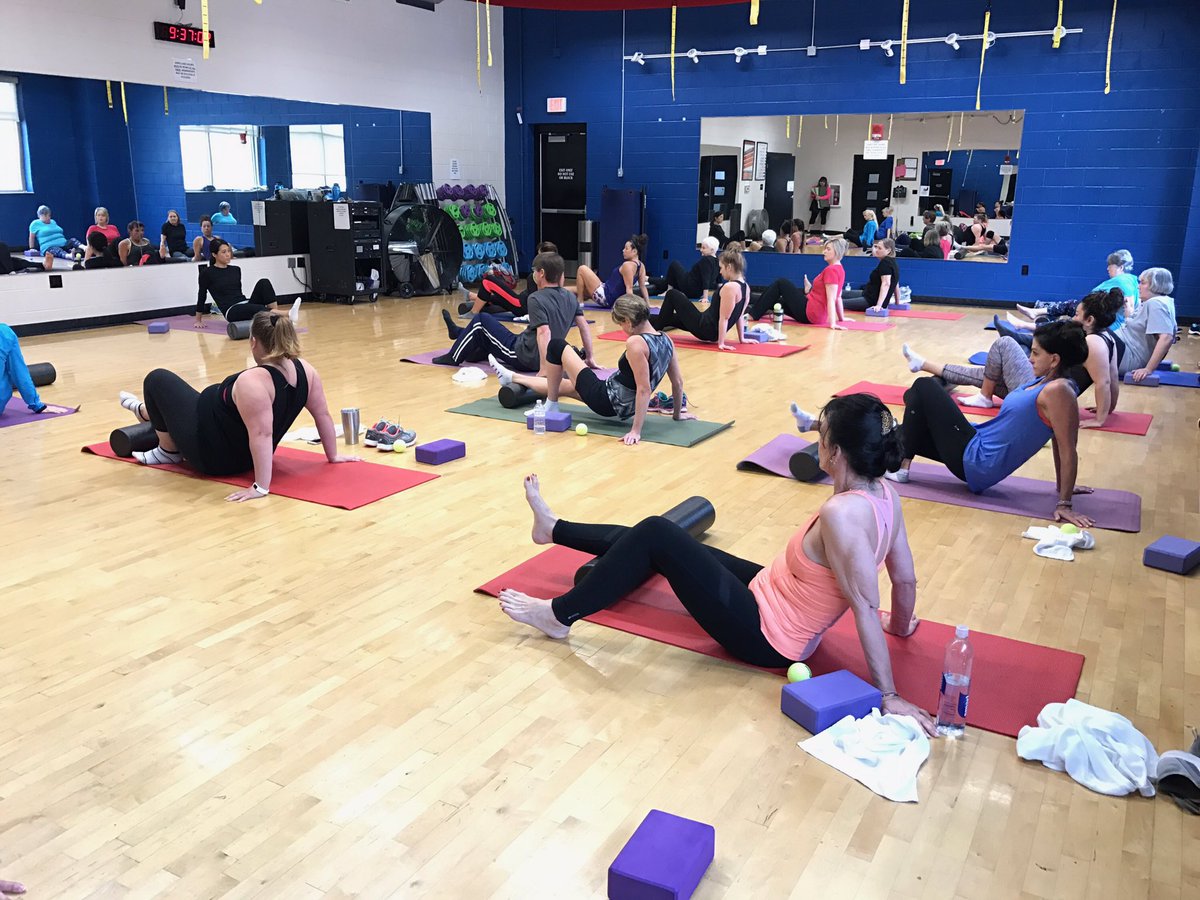 CullmanParksRec's tweet photo. We had a great group in Roll, Recover, & Relax with Erin this morning! #CWACBuzz https://t.co/OVFMac2L85