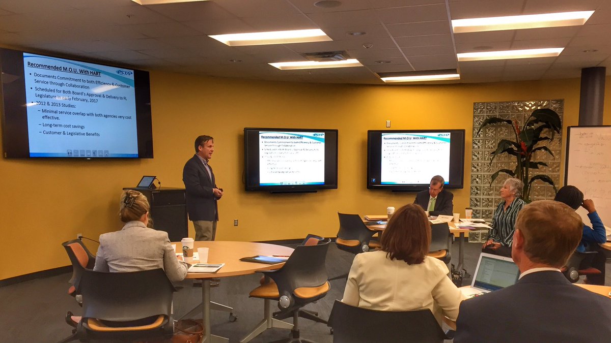 RidePSTA's tweet photo. PSTA CEO @BradMillerPSTA speaking to the board about PSTA/@GoHART merger. #PSTAMovingForward #BoardWorkshop #TeamTampaBay https://t.co/58JBuWath5