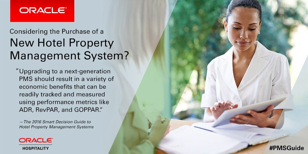 OracleHosp's tweet photo. When making such an important decision, where do you even start? The Oracle 2016 #PMSGuide can be step 1: https://t.co/LGMm1D9bVk https://t.co/H67ulHaa9Y