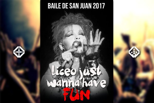 AA_Liceo's tweet photo. ⏳#BaileDeSanJuan2017 

LICEO JUST WANNA HAVE FUN

Cartel realizado por: @javiqm94 https://t.co/8ur6UKGc02