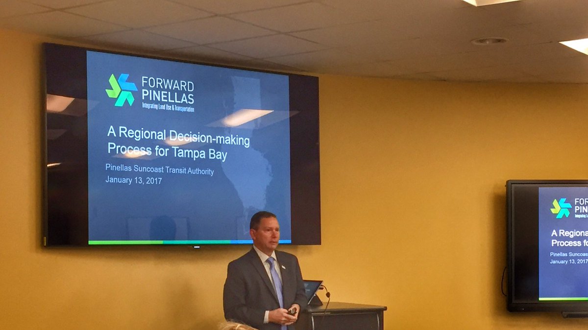 RidePSTA's tweet photo. @ForwardPinellas Executive Director @Whitbone is presenting to the board about regionalism. #PSTAMovingForward #BoardWorkshop https://t.co/MH5uhlBs1Z