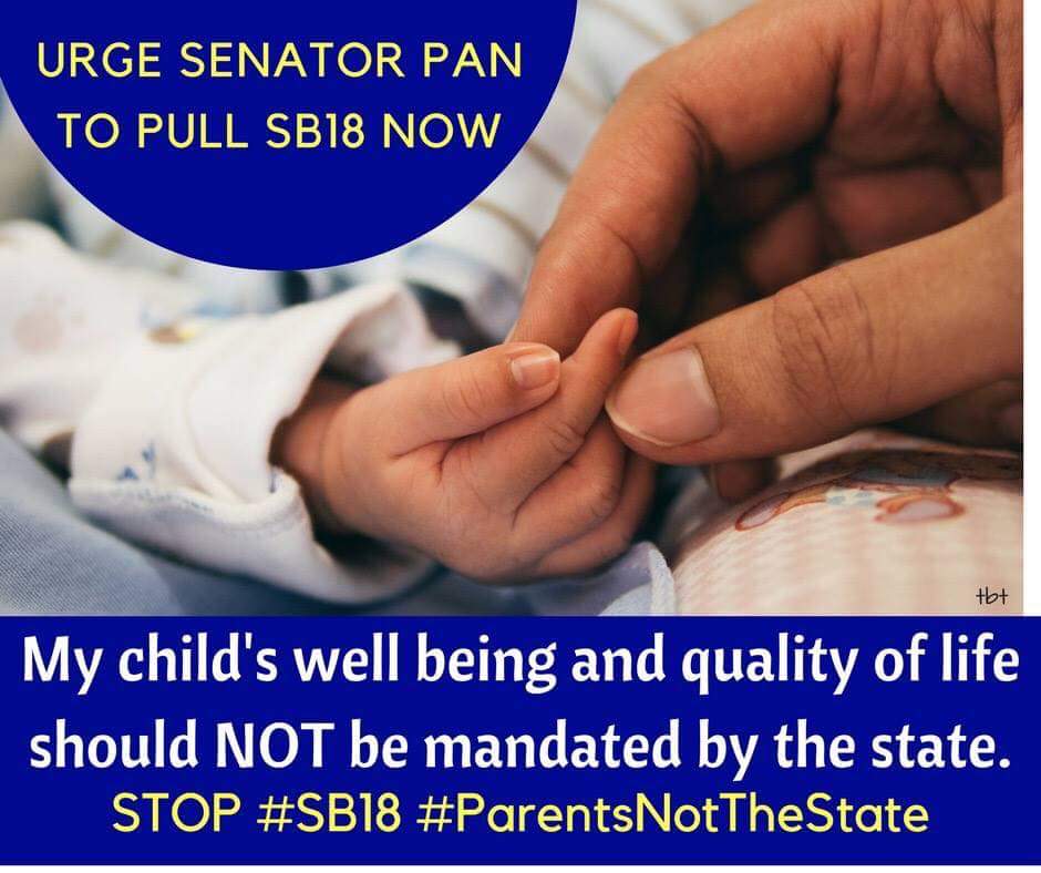 billyboblee310's tweet photo. .@CAGOP .@OCGOP .@fredOCGOP .@shawnsteel1 please Help STOP #SB18 #ParentsNOTtheState #ParentsKnowBest Say NO to #NannyState #California https://t.co/Y0tP3DMFpA