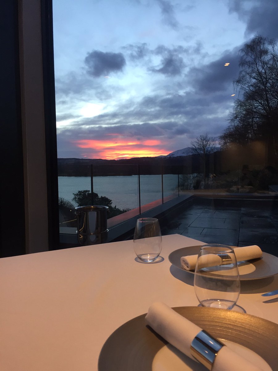 Amazing Sunset tonight from Table 7 <a href="/TheSamlingHotel/">The Samling</a>