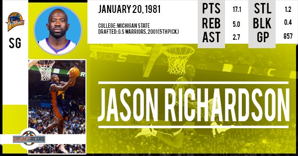 Happy birthday Jason Richardson!    © 