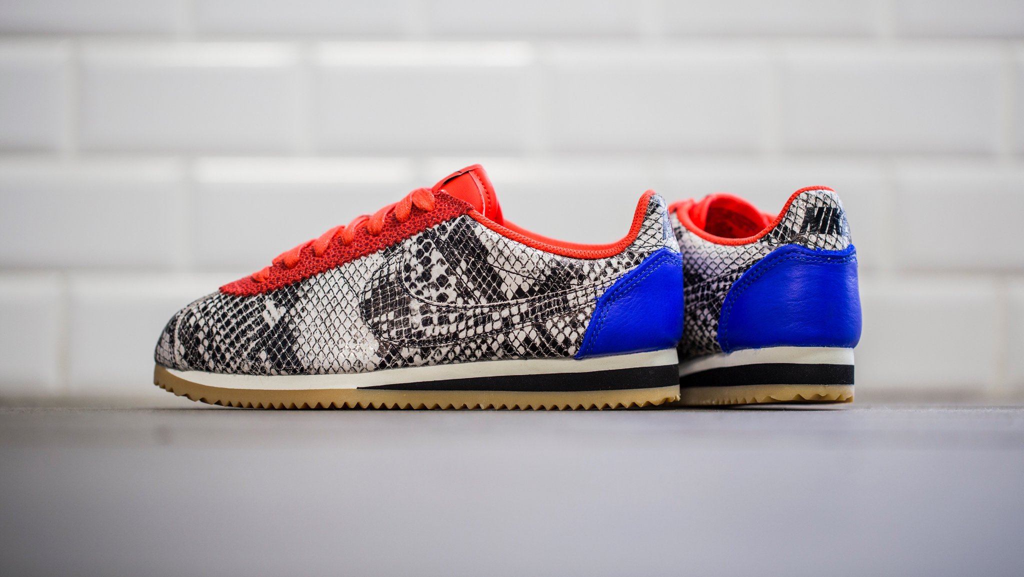 nike cortez leather premium python pack
