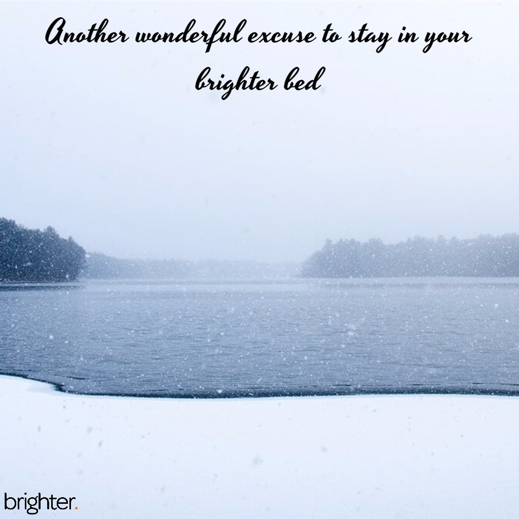 Have you been forecast snow over the weekend? #brightermoments