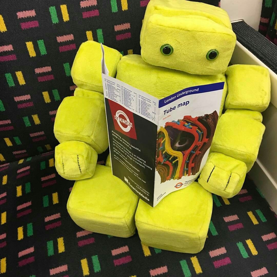_teddybots's tweet photo. Teddybots on the tube #london #underground #teddybots with #Milesandmyles #travel #adventure #robot #plush #toys https://t.co/ne7ODMN3Q5