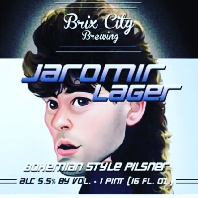 losersundaze's tweet photo. @brixcitybrewing had a #jaromirjagr #theme #beer called #jaromir #lager #beers #Florida @flapanthers #panthers #brew #losersundaze https://t.co/yxfZAAOYxt