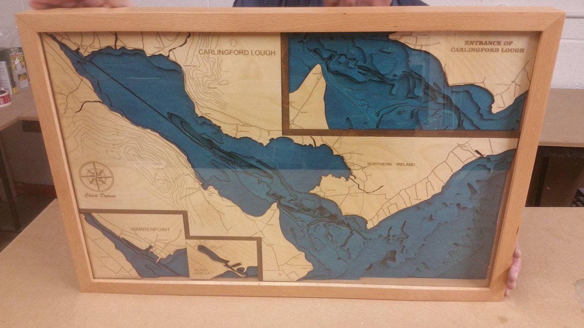 Carlingford lough with inserts! What do you think? #Chartdatum #Happyfriday