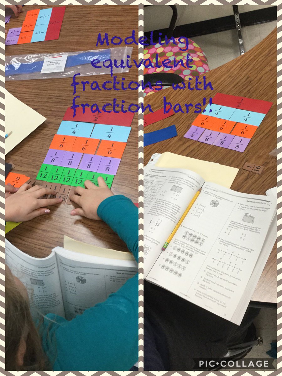 LytlePrimary's tweet image. My 4th graders modeling equivalent fractions! @NISDElemMath  #handson #engaged #modelingisfun @NISDCarlosCoon