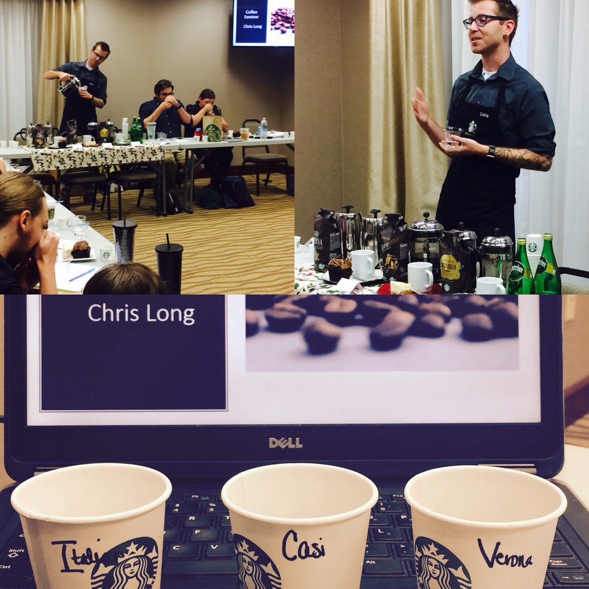 We are growing our new and recertifying  Coffee Masters today!!! #tobeapartner #coffeemaster