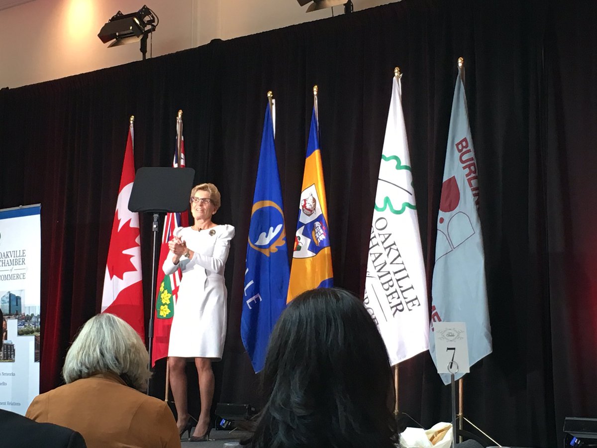 Thanks to <a href="/WholeFoods/">Whole Foods Market</a> for the invitation to lunch at <a href="/OakvilleChamber/">Oakville Chamber</a> <a href="/burlingtoncofc/">Burlington Chamber</a> with Kathleen Wynne.