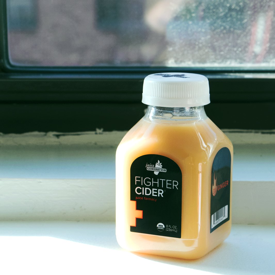 JuiceGeneration's tweet photo. It might be Friday the 13th but you're in luck: you can take your juice farmacy home. #FighterCider https://t.co/YxR18T3R61