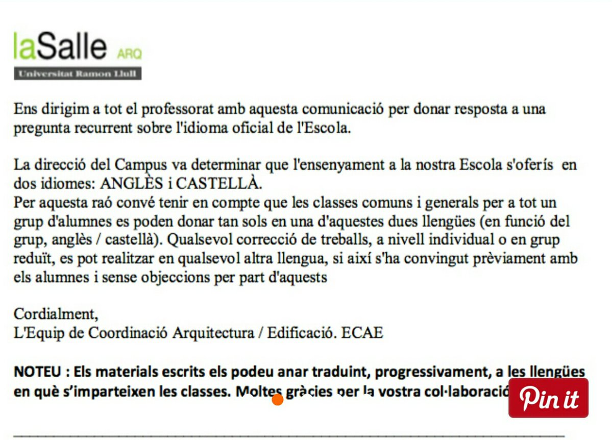 Endavant_Bcn's tweet photo. La Generalitat ha atorgat subvencions i ajuts per valor de 8,8M€ des del 2008 a la URL,universitat privada que veta el català #pressupostos https://t.co/Wl1DLj7lNj