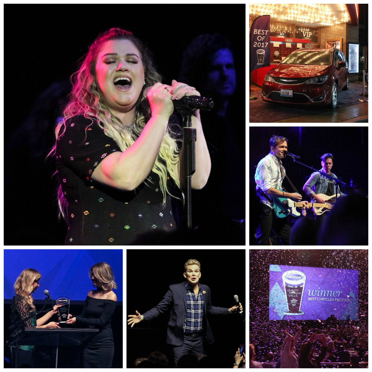 photobyjf's tweet photo. Coverage of the 2017 #CarsBestOf in #Detroit during #NAIAS media week with #kelly_clarkson &amp; #mark_mcgrath at: https://t.co/Auu3R19Sby https://t.co/s7qG5vvwAL