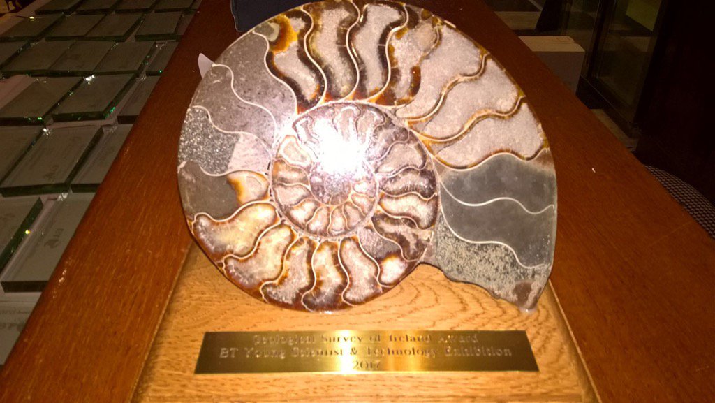 GeolSurvIE's tweet photo. Who will get the coveted nautilus @BTYSTE this year? Stay tuned... #UndergroundWonder #dreamitdoit https://t.co/K5Cl0M3jCq