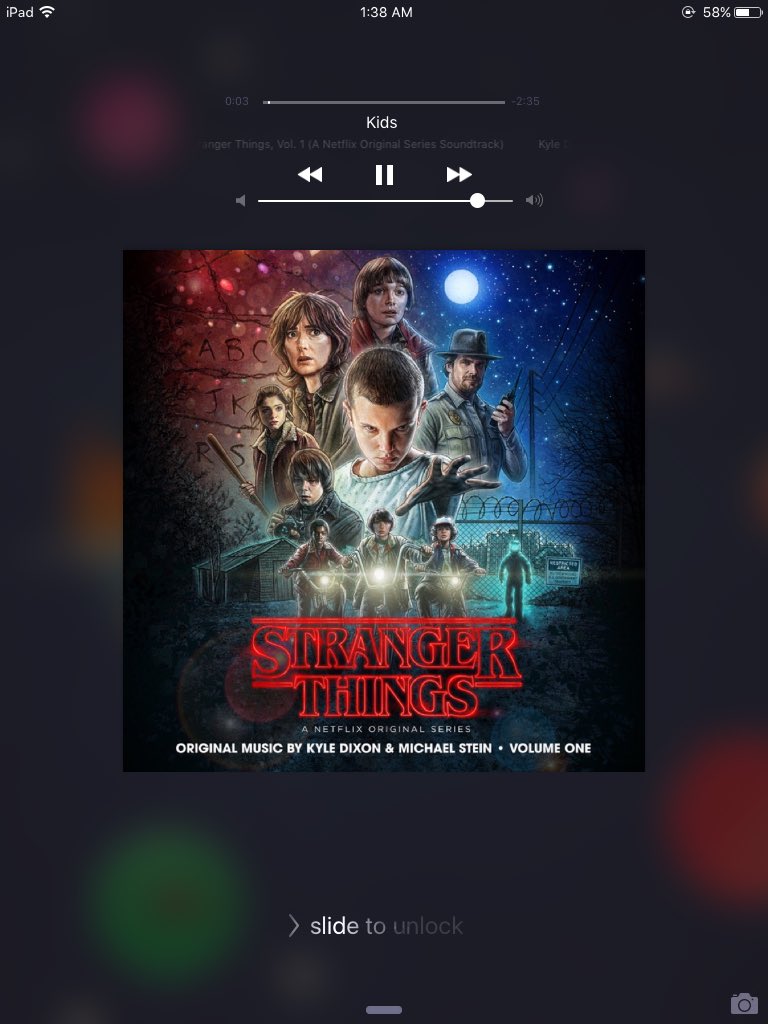 wholelifeinabox's tweet photo. And my soundtrack for my all nighter #StrangerThingsOST https://t.co/l9bmf21eN8