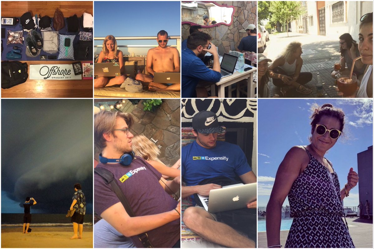 expensify's tweet image. Wrapping up our first official week of #offshore Uruguay. Thank you #Montevideo, we'll see you again soon!