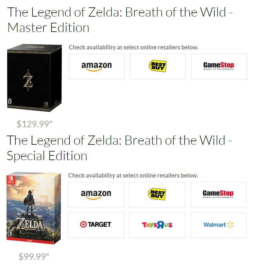 Best Buy: The Legend of Zelda: Breath of the Wild Special Edition