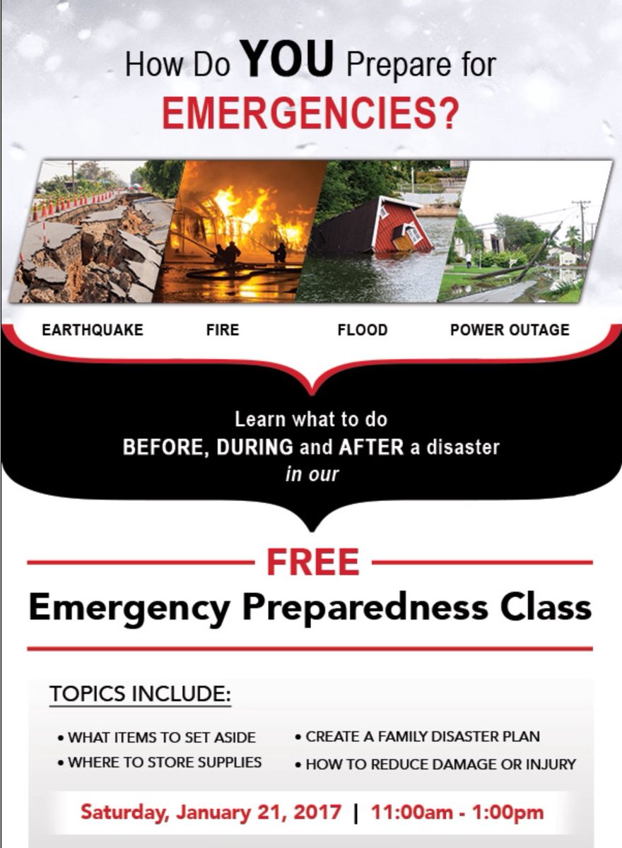sosproducts's tweet photo. Join SOS on Saturday Jan 21st for a FREE Emergency Preparedness Class!! 🆘#SOSProducts #Preparedness https://t.co/JtV61YHoMB