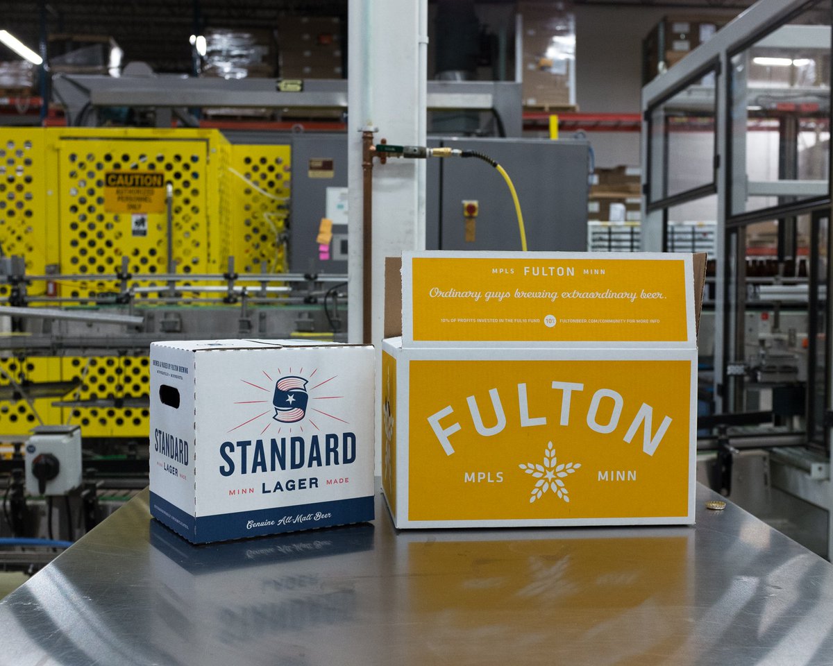 fultonbeer's tweet photo. All stocked for the weekend? #LonelyBlonde #StandardLager #MNCraftbeer https://t.co/VwIoCZ25vO