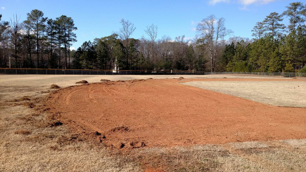 CCA_Cougars's tweet photo. Creekside baseball field at Henry Baptist undergoing major upgrades. The boys of summer are on the way. Amen! Thanks to CCA leadership. https://t.co/rYiThfLWma