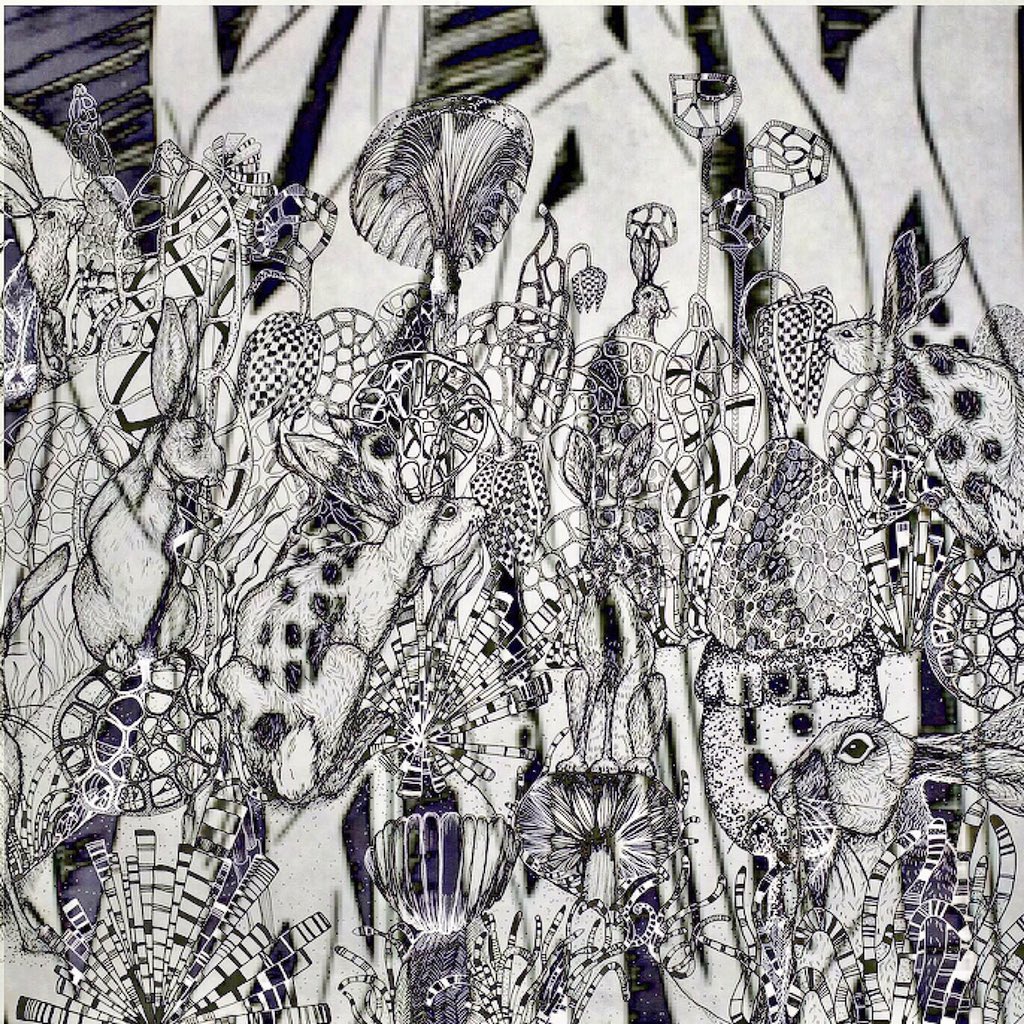 EmSmithArtist1's tweet image. Merging work. #illustration #beserknature #mutating