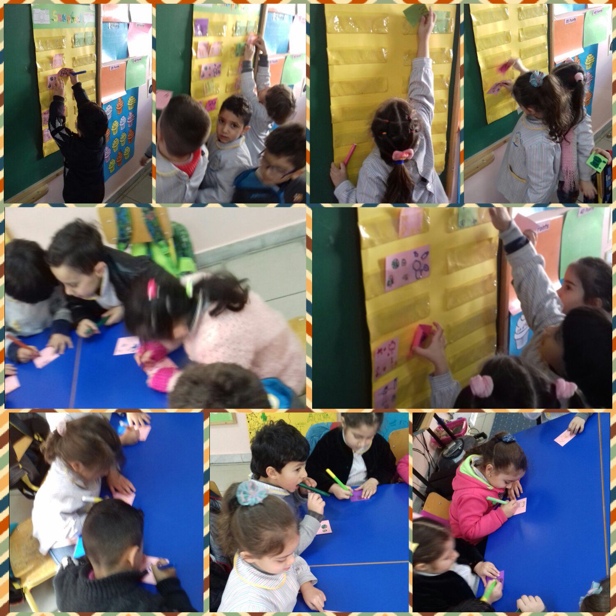 r_saadieh's tweet photo. The Harder You Work, The Luckier You Get #MagicBox #Example&NonExample #P-P-Party #ExitCards #That was KG3 "B" Day #P_Day @DawhaHighSchool https://t.co/YlTfAnqUnC