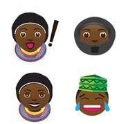 A Kenyan-based company has launched a brand of emoji stickers "for Africa" bbc.in/2isTm5G #BBCAfricaLive