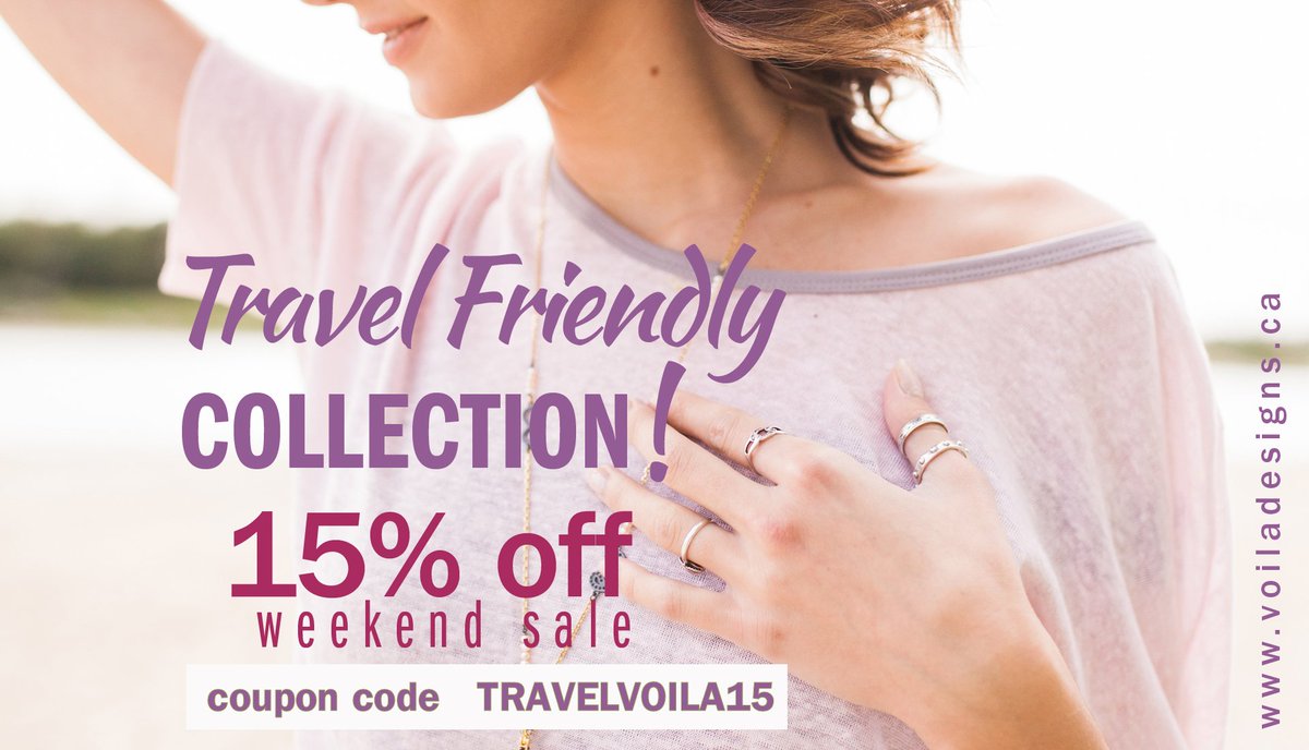 voiladesignsca's tweet image. We just made your #vacation more affordable! 15% off travel friendly wear this weekend Online. coupon travelvoila15
voiladesigns.ca/collections/ba…