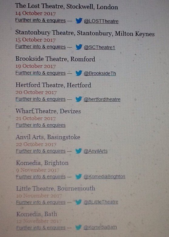 BeingBoycie's tweet photo. Bookings open NOW for my Autumn tour of venues mostly down south! please RT https://t.co/niZuRpcxoa