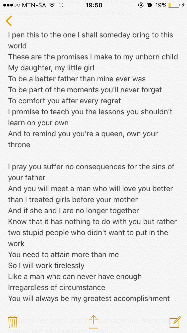 MemorableAmnesia on Twitter ""My daughter I promise to teach you da lessons you shouldn t learn on your own You re a queen always own your throne"