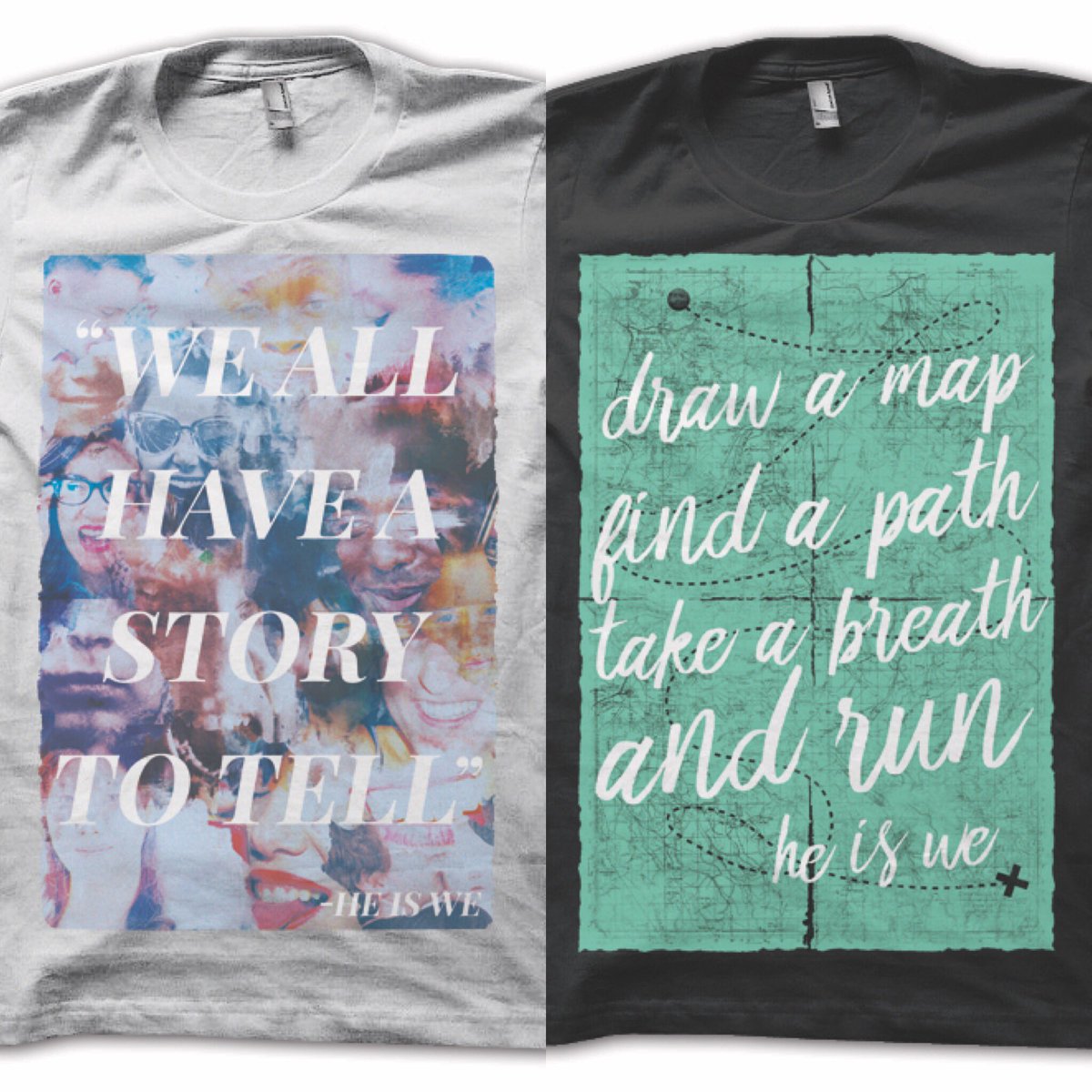 HeIsWE's tweet image. Thank @imdielawn for the awesome designs! We are BACK! #weallhaveastorytotell #andrun heiswe.storenvy.com