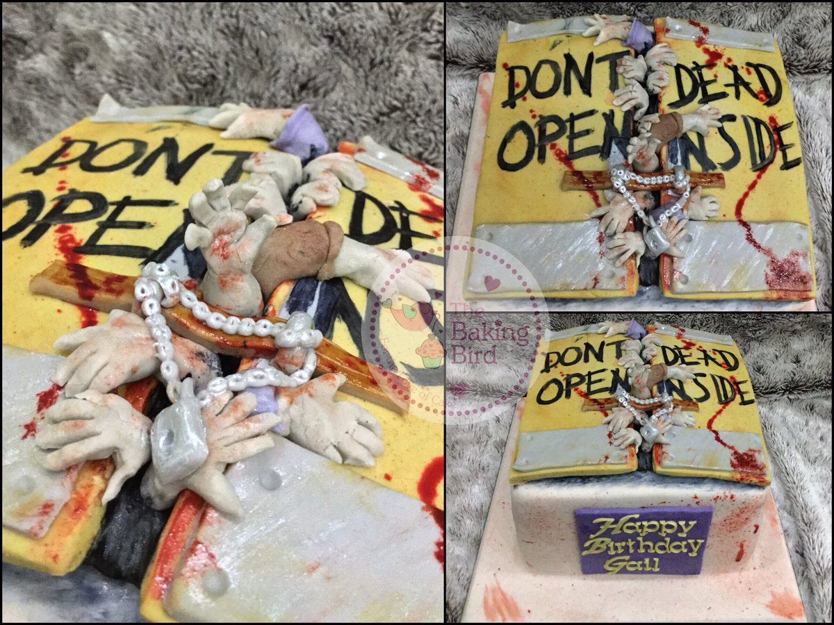 Loved making this <a href="/WalkingDead_AMC/">The Walking Dead</a> cake! Nice flashback to Season 1! <a href="/AMCTalkingDead/">Talking Dead</a> <a href="/hardwick/">ʞɔiwbɿɒH ꙅiɿʜƆ</a> <a href="/G_Nicotero/">Greg Nicotero</a> #TWD