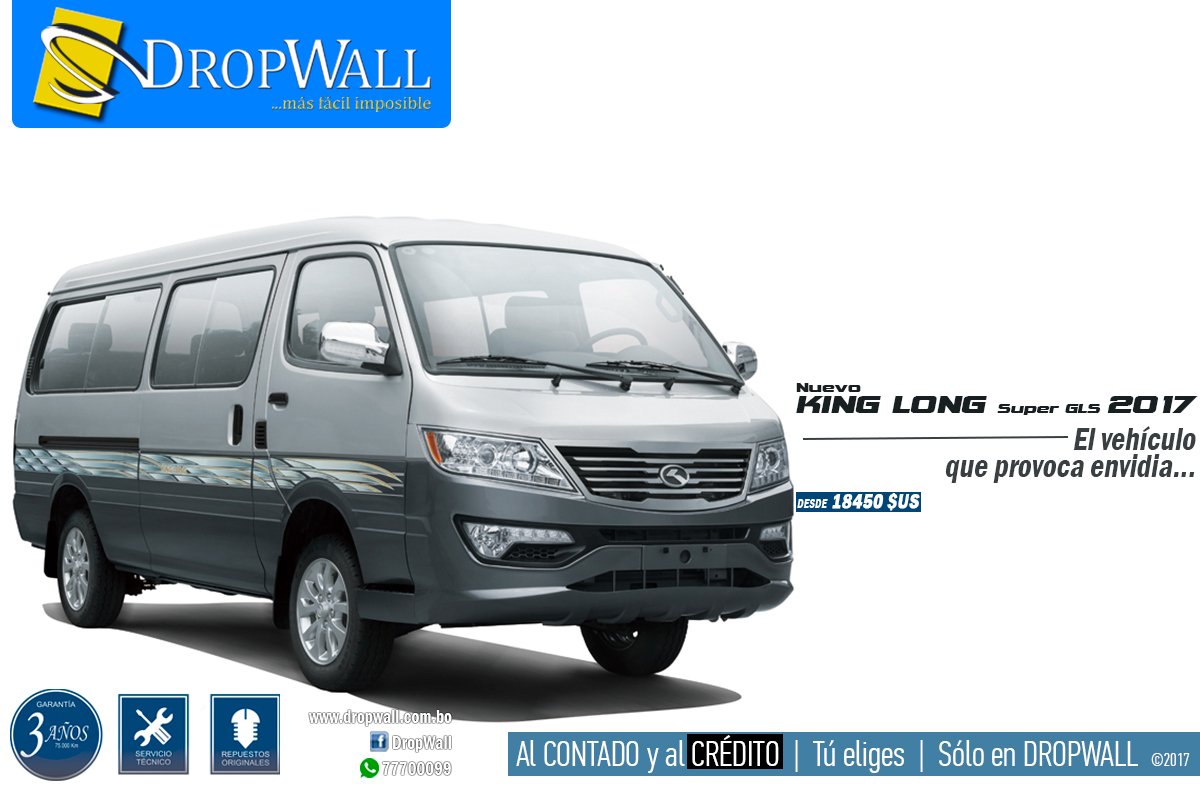 DropWall_bo's tweet photo. Nuevo #Minibús #KingLong 2017. Más funcional y más poderoso que nunca...

Cotiza ya el tuyo al WhatsApp: 77700099
https://t.co/wG7IBxrgdV https://t.co/KSSwHgKJGe