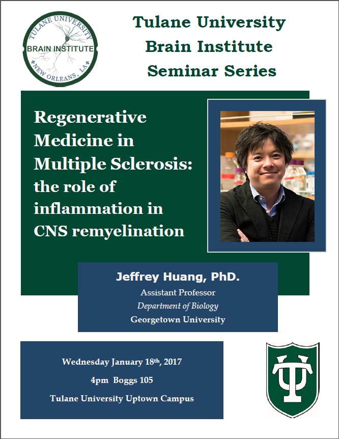 The Spring 2017 Brain Institute begins next week, Wednesday 1/18 at 4pm in Boggs 105