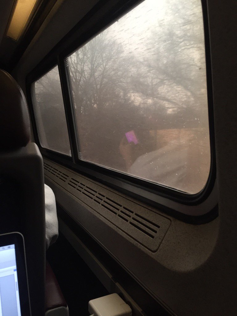 bob_ingle's tweet photo. On a train to Kansas City to do a wedding for wonderful family friends. #stayingoff70hwy #iceisntnice https://t.co/kWC01U3dRk