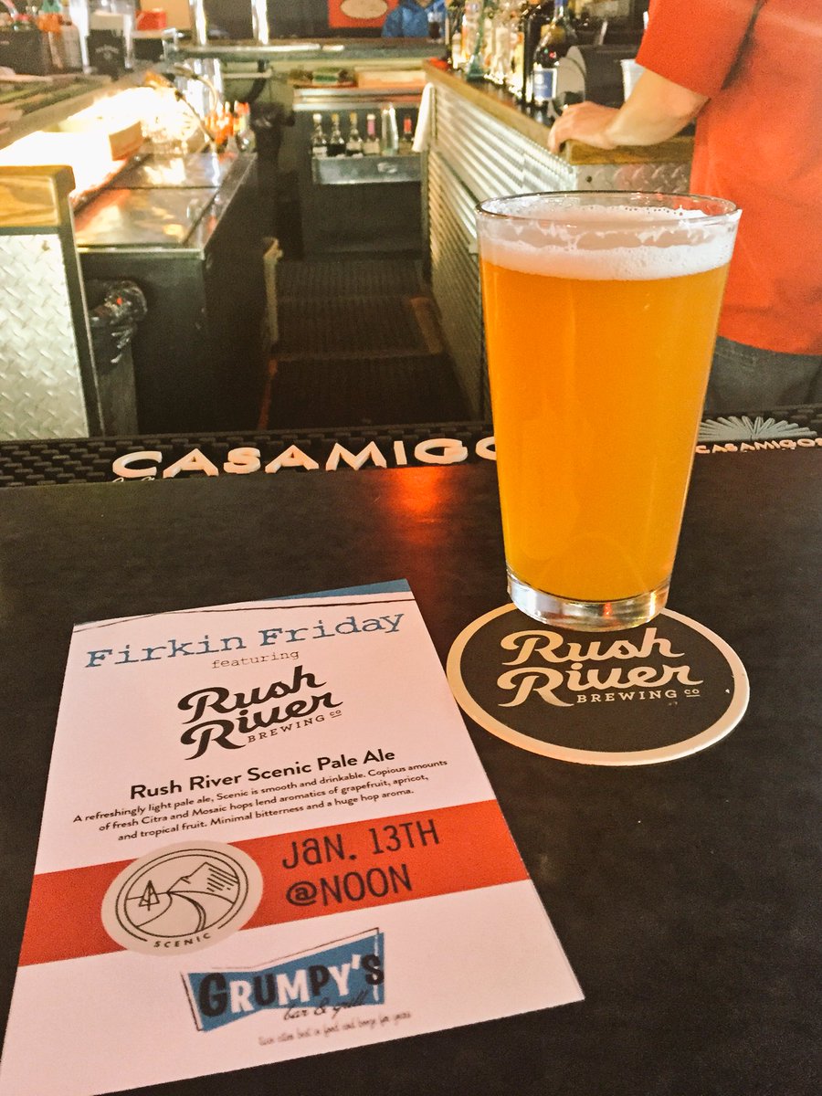 rushriverbeer's tweet photo. This stuff is so dank! Scenic cask on extra Mosaic!@grumpysdt #copious #mosaic #caskale #secnic #paleale https://t.co/DUsmTLa3bl