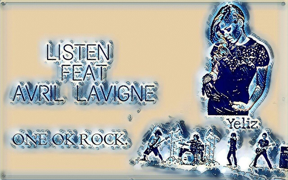 My edit for new single 'Listen' by <a href="/ONEOKROCK_japan/">ONE OK ROCK_official</a> feating <a href="/avrillavigne/">Avril Lavigne</a>      Please Rt ☺❤