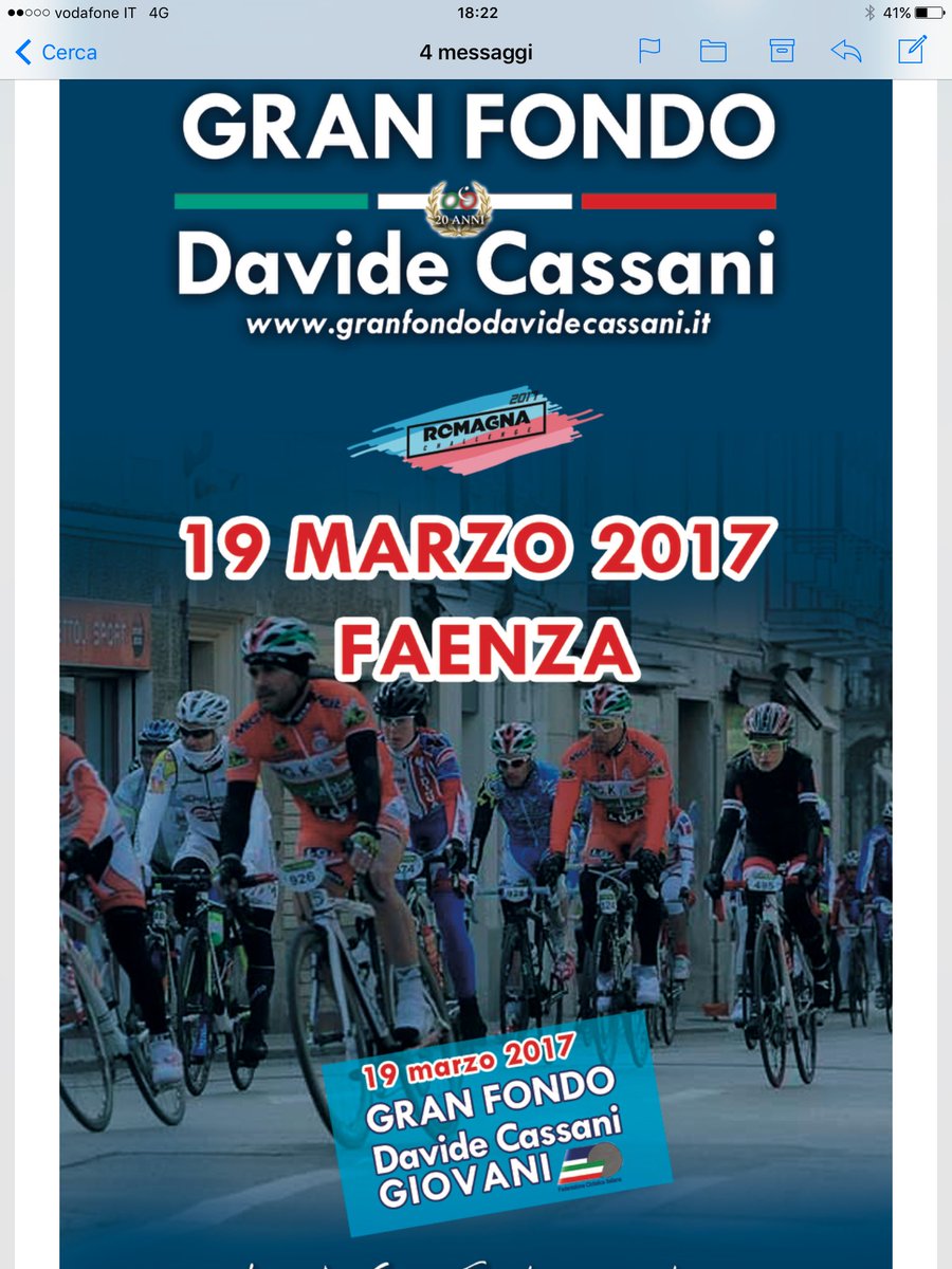 GFCassani's tweet photo. #granfondodavidecassani
#iscrizioniridotte
#entro15gennaio
https://t.co/3AkjvDOi6m https://t.co/LgKhRBMTvs