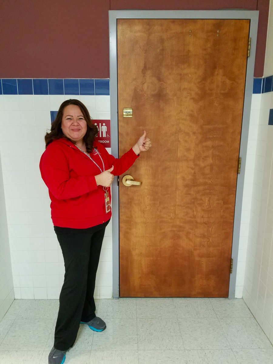 ShandaStaples1's tweet photo. Attention staff...prayers answered..open for business..thank you janitorial staff!😊 #cgdlearns https://t.co/aDnQZ1ad8D