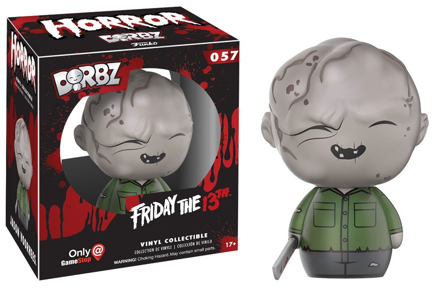Funko's tweet photo. RT &amp; follow @funko for the chance to win a @GameStop exclusive Jason Voorhees Dorbz! #Friday13th https://t.co/suwR4kbFL7